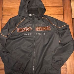 Harley Davidson Fleece Lined Jacket (Weatherproof)